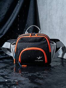 2026 New Fashion Sports Waist Bag, Crossbody, One Shoulder, Waist Bag, Large Capacity Travel Outdoor Hiking Storage Bag, Cycling DSLR Crossbody Bag, Hiking Leisure Travel Document Phone Bag, Color Block Patchwork, Outdoor Leisure Unisex Crossbody Bag, Waterproof Storage Bag, Perfect Gift For Travel And Hiking Enthusiasts,Back To School - Multicolor - View 11