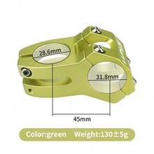 1pc Hollow Short Bike Handlebar Stem Rapid Descent Bicycle Stem 31.8*45mm & 25.4*45mm Lightweight MTB Road Bike Parts, Universal For Mountain Bike, Road Bike, Mini Bike, Fixed Gear Bike - General - View 21