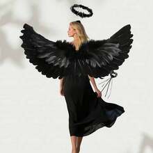 Angel Feather Floating Wings, Suitable For Valentine's Day, Ramadan, Easter, Holiday Party Costume, With Elastic Shoulder Straps, Fit For Women Adult Cosplay - View 7