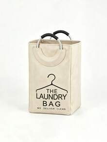 1pc Heavy Duty Extra Large Capacity Laundry Basket, Space-Saving Foldable Laundry Basket, Suitable For Room Decor, Nursery Decor, Bedroom Accessories - Multicolor - View 8
