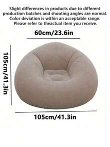Sofa Bean Bag Tiup Lembut Warna Solid, Kursi Santai Lipat Portabel yang Nyaman, Cocok untuk Dewasa dan Keluarga, Penggunaan di Dalam dan Luar Ruangan, Berkemah, dan Musim Panas - Berbagai gaya - View 10