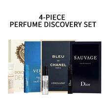 CHANEL Men's Mini Cologne Set Travel Size Spray Samples Luxury (4 Vials) | Dior Sauvage EDT 1ml, Bleu De   L'EXCLUSIF Parfum 1.5ml,Eros EDT 1ml, Devotion D&G EDP Intense  1.5ml - 入門試香組合 - 查看 1
