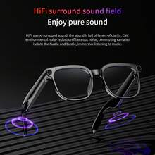 LOKMAT AI Smart Glasses With Camera, 4K HD Video & Photo Capture, Real-Time Translation, Recording Glasses With AI Assistant, Open-Ear Audio, Object Recognition, Bluetooth, For Travel Sunglasse - View 10