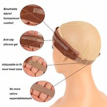 Elastic Bands With Silicone Added For Wearing Under Lace Wigs Headband For Wig Wig Accessories, Halloween - View 5