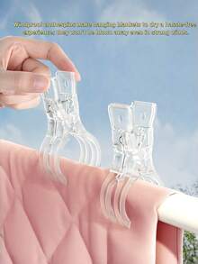 1/5/10個透明塑膠彈簧夾,多用途氣球拱門固定夾,適用於固定背景布,堅固耐用的手工夾,適合生日派對、婚禮裝飾、萬聖節、聖誕節裝飾 - 多色 - 查看 4