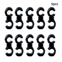 5pcs Mountain Bike S-Shaped Cable Clips, Bicycle Cable Organizer Hooks, Road Bike Cable Management Buckles, Durable Tube Fixing Clips, Gear Shift And Oil Pipe Fixing Accessories, Practical Bicycle Cable Organization, Maintenance And Routing Accessories - Cable Clip Organizer - View 14