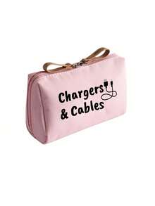 Borsa portatile per cavi dati con motivo, borsa per il trucco, borsa per la cura della pelle, articoli essenziali da viaggio, forniture per il dormitorio, regalo per la sposa, regalo per la mamma, regalo di compleanno, regalo per amici e insegnanti, contenitore per il bagno, contenitore per gioielli, borsa per rossetti e cosmetici, comoda da trasportare quotidianamente/all'aperto/in viaggio, organizer per cavi dati, essenziale per i viaggiatori frequenti, borsa portatile, borsa portatile (disponibile in più colori), regalo per l'insegnante, stagione del ritorno a scuola, stagione della laurea, ritorno a scuola - Multicolore - Visualizzare 11