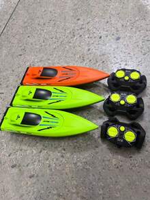 2.4G Electric Remote Control Boat Toy Wireless Remote Controller High-Speed Boat Model Electric Remote Control Boat Can Be Put Into Water High-Speed Simulation Electric Boat Water Small Boat Model Simulation Dual-Propeller Remote Control Boat (Speedboat Needs To Be Started In Water And Controlled With Remote Controller) - Multicolor - View 12
