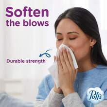 Buy One Get One Free 8pk/2pk Puffs Ultra Soft Thick Facial Tissues Cube Box Household Tissue Set Gentle Sturdy Disposable Face Tissues Skin Friendly Daily Home Bedroom Office Cleansing Paper Tissues For All Skin Types - 2pk - View 5