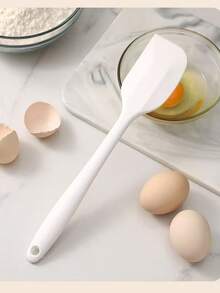 3 PiecesSilicone Baking Set, Manual Whisk, Multi-Function Cream & Egg Beater, Handheld Egg Beater, Kitchen Baking Tools Set, Silicone Brush/Oil Brush, Cream Scraper, Non-Stick Bread Spatula, Rubber Kitchen Jar Stirrer Scraper, Long Multi-Function Baking Silicone Scraper, Cream Cake Spreader - Multicolor - View 5