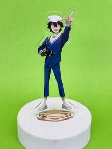"Bungo Stray Dogs" Sailor Uniform Series Acrylic Stand, Cute Character Display Stand, Manga Merchandise, Creative Gift, Handmade Craft, Office Accessory, Desktop Decoration, Gift For Girls - A - View 3