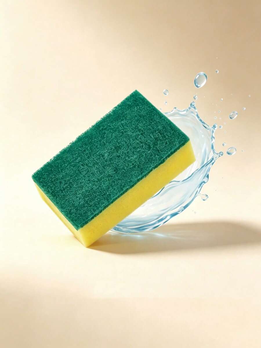 1/50 buc. Lavetă burete pentru curățarea bucătăriei, burete multifuncțional pentru frecare, consumabile de curățenie casnică, burete premium pentru spălat vase, fără zgârieturi, super absorbant și durabil, potrivit pentru spălat vase și frecat oale în bucătăria de acasă - șervețel cu burete - Vizualizare 1