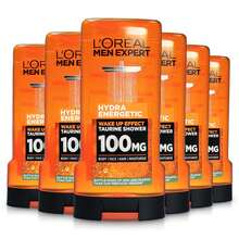 6x L'Oreal Men Expert Hydra Energetic Shower Gel 300ml - Sandalwood - View 2