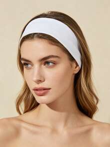 3 piezas de diademas de punto de unicolor para mujer - Conjunto de tres piezas multicolor - Ver 2