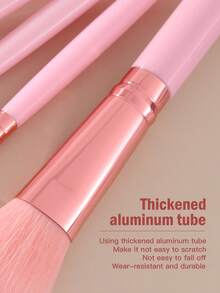 5PCS Makeup Brush Set,All-In-One & Beginner-Friendly | Travel-Ready & Gift-Ready | Perfect For Newbies/Her - Multicolor - View 2