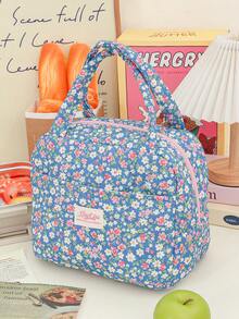 1pc Ins-Style Insulated Lunch Bag For Women, Multi-Functional Storage Bag, A Must-Have For Travel And Picnics, Large Capacity, Compact And Portable, Suitable For Office, Travel, Picnics, School And Other Occasions. - Multicolor - View 8