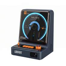 LOKMAT Portable CD Player, Bluetooth 5.3, Home CD Player, With HiFi Speakers, Rechargeable 5200mAh Battery, Micro SD/AUX Interface, Desktop CD Player, 6 Light Modes. - View 14