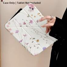 Casing Pelindung Tablet Akrilik Kristal dengan Motif Bunga dan Efek Lukisan, Kompatibel dengan Honor 8/9/10/X8/X8A/X9/X8Pro/X9Pro, MatePad SE 11 Inch/MatePad 11 Inch/11.5 Inch, MatePad Pro, Apple Generasi ke-10/11 2025 (A16), Galaxy Tab A7/A9 dan Model Populer Lainnya - Gaya 28 - View 7