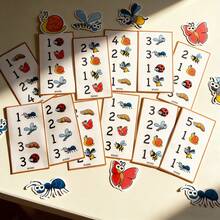 Insect Jar Counting And Number Matching Activity, Bug-Themed Math, Develops Logical Thinking, Creativity And Hands-On Skills, Suitable For Stress Relief, Family Interactive Education, Back To School - Insect Counting - View 4
