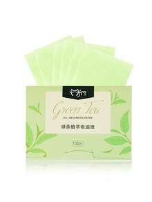 臉部吸油紙 500/100 片，便攜式吸油片，適合油性肌膚，控油、彩妝與護膚適用，適合所有膚質，無香料，控油清潔，適合學生，美容護膚 SPA 自我護理護膚工具，臉部護理，綠茶與竹炭香臉部面紙，美容師用品，肌膚清潔，油性肌膚適用化妝品 - 彩色 - 查看 13