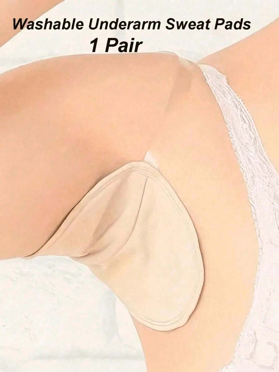 2件/1對可水洗腋下吸汗墊，男女通用，吸水防汗墊，防水吸汗墊適用於腋下與肩膀，旅行運動戶外快乾身體護理