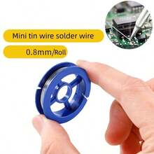 Solder Wire Mini Roll Household Industry Solder Wire High Purity No Washing Required Solder Wire Welding Assistant Electric Soldering Iron For Mobile Phone Computer Motherboard Electrical Maintenance - A - View 1
