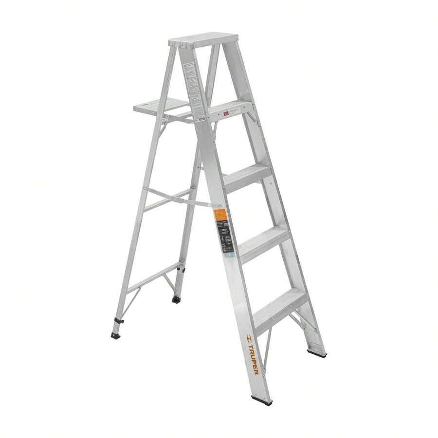 Truper ESTA-24, Escalera de tijera, aluminio, tipo ll, 4 escalones - Escalera - Ver 1