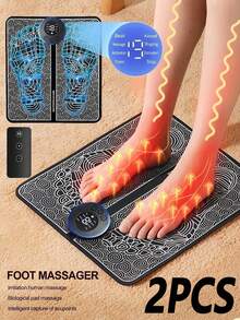 EMS Physical Therapy Acupoint Foot Massager, Pulse Foot Massage Device - Multicolor - View 15
