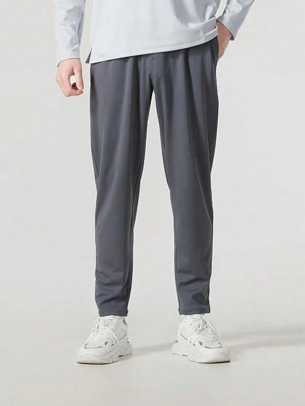 Under Armour Men's Lightweight, Water-Repellent, Breathable, Slim-Fit, Straight-Leg, Stretch, Quick-Drying Sports Pants - Grey - View 1