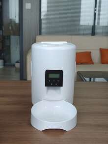 USB 自動寵物餵食器,智能 67.63oz 自動貓餵食器 - USB 與電池供電,適用於貓和狗,不含電池 - 2公升 - 查看 12