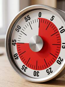 Mechanical Timer, Kitchen Timer. Magnetic Back, Stand Timer. 1-55 Minutes Countdown. Twist Timer. No Battery Required, Countdown Alarm. Mechanical Movement, Durable And Long-Lasting. Suitable For Baking Enthusiasts, Housewives, Chefs, Students And Fitness Enthusiasts, Applicable For Kitchen Cooking, Exam Timing, Facial Mask, Pomodoro Technique And More - Multicolor - View 8