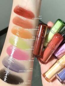 Rom&nd Romand THE JUICY LASTING TINT MINI 08 PERSIMMON 1g/0.04 Oz，亮面妝效，高顯色，持久，輕盈，不黏膩，保濕，滋潤雙唇，適合初學者，適合日常使用，韓系美妝，Olive Young，禮物 - 08 PERSIMMON - 查看 5