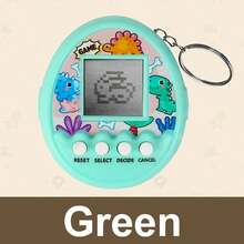 1pc Retro Electronic Pet Egg Keychain, Mini Nostalgic Handheld Game Toy With Multiple Pets & Interactive Modes, Creative Bag Decoration Gift For Children - Multicolor - View 13