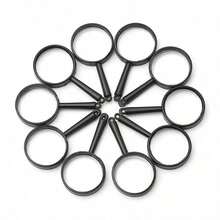 5pcs/20pcs/50pcs Plastic Mini Magnifying Glass - Portable Pocket-Sized Educational Tool, Suitable For Office, Study, School, Reading Newspapers & Magazines, Outdoor Nature Observation, Science Experiments, Learning Aid, Compact Design, Durable Plastic Material, Back To School Essential - Multicolor - View 6