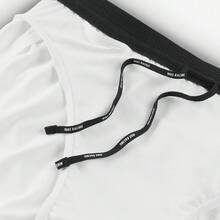 Nike純色舒適快乾梭織休閒運動短褲 男款 山峰白 - 山峰白 - 查看 5