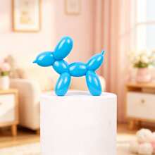1pc Balloon Dog, For Birthday Cake And Home Decor, Bookshelf, TV Bar Cabinet, Table Decoration, Table Centerpiece, Christmas Valentine's Day New Year Decoration - A - View 12