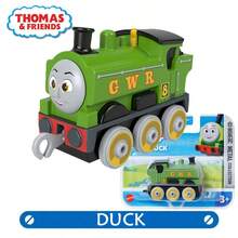 Mattel Mattel Thomas & Friends 全新合金金屬火車套裝，可推行式機車附煤炭車廂，收藏級扮家玩玩具火車，Nia/Ashima/Harold/Salty，3歲以上幼兒，卡通風格 1 件裝，生日聖誕禮物 - 彩色 - 查看 24