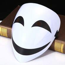 1pc Horror Mask, Holiday Full Face Mask, Masquerade Party Scary Funny Mask - Multicolor - View 1