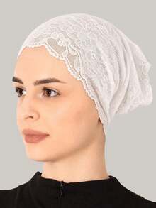 1PC Women's Fashion Minimalist Muslim Underscarf, Jersey Hijab Inner Cap, Sun Protection Headscarf, Multiple Colors Available, Suitable For Daily Wear, All Seasons - Multicolor - View 15