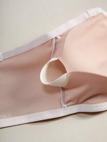 CELILIN Bra Bandeau Tanpa Tali dengan Penutup Depan Warna Pink untuk Wanita, Anti Selip, Anti Jatuh, Push-Up, Ramah Kulit, Tanpa Jahitan - Berwarna merah muda - View 8