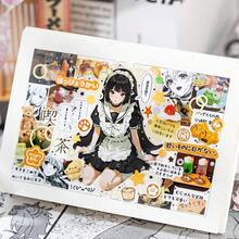 1pc 20-Page Die-Cut Sticker Book, Vintage Style, Character, Retro Aesthetic Planner Decoration Stickers, Suitable For Diary Decoration, Scrapbook Decoration Stickers - Youth Pictorial - View 3