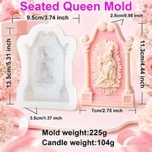 Zhonghui Mold 3D Religious Shrine Silicone Mold, Virgin Mary Chapel Candle Mold For DIY Scented Candles, Resin, Soap, Plaster, Prayer Gift And Home Decor Crafts - Virgin Mary - View 9
