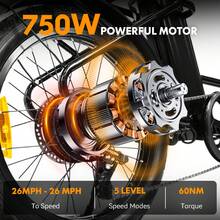 Electric Bicycles - Black - View 3