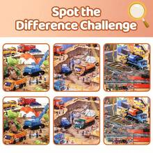 Picture Comparison Challenge Book - Find The Differences Puzzle, Exquisite Illustrations, Cultivate Concentration, Patience And Logical Thinking Ability - Spot the Difference - View 10