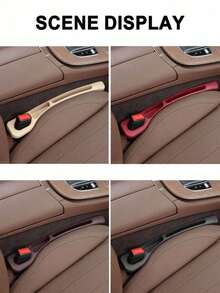 Multifunctional 2-In-1 Car Seat Gap Storage Box & Anti-Drop Plug: Dual-Compartment Non-Slip Storage Box, Suitable For Sedans And SUVs, Interior Accessory For Storing Small Items - Multicolor - View 4