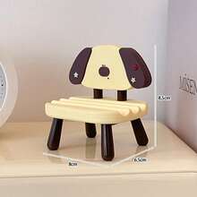 Cute Mini Chair Phone Holder, Slouchy Support Stand, Creative Desktop Decor, Binge-Watching Gadget - Multicolor - View 3