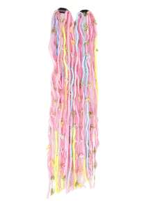 Merlad Braided Colorful Rope Dreadlocks Gradient Hair Tie Niche Wool Braid Hair Tie Women's,Clips For Hair - Multicolor - View 12