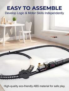 Classic Black & Red Simulation Track Car, AA Batteries Not Included - Black - View 5