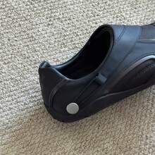 Men's Walking Shoes With Hook And Loop Closure, Breathable Mesh Barefoot Style Athletic Shoes, Lightweight Flat Training Shoes - Black - View 4