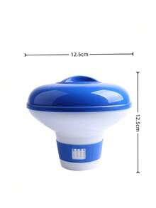 1個自動泳池化學品分發器 - 漂浮式氯/溴錠分發器，整合式浮球設計，裝入化學品後可裝飾泳池表面 - 浮水投藥器 - 查看 14